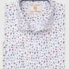 Regular Fit Red Ditsy Floral Shirt