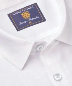 Alternative view of Regular Fit White Pure Linen Shirt