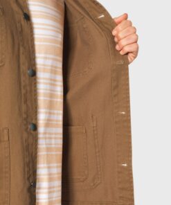 Alternative view of Steele Caramel Cotton Utility Jacket