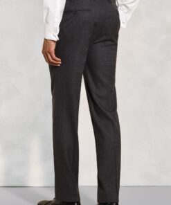 Alternative view of Tailored Fit Wells Charcoal Wool Blend Suit Trouser