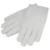 White Kid Skin Leather Gloves