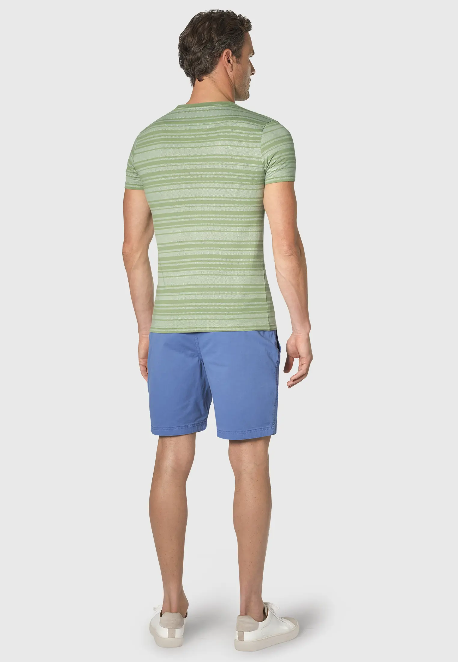 Willis Pure Cotton Apple Herringbone Hoop T-Shirt - Image 2