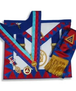Royal Arch Provincial Set - Apron, Sash, Collar with Jewel, Small Breast Jewel