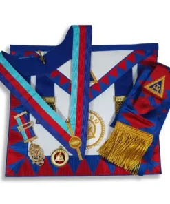 Royal Arch Provincial Set - Apron, Sash, Collar with Jewel, Large Breast Jewel